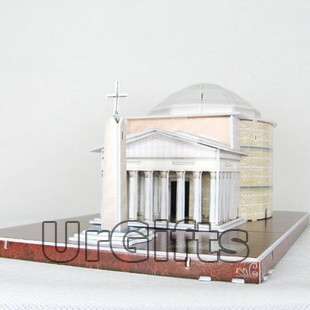 Paper 3D Puzzle Model Pantheon Rome Italy NEW  