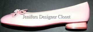   WEITZMAN ballet flats shoes career 9 pink flower heels designer  
