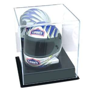  NASCAR Mini Helmet Display Case w/ Mirrored Back Sports 