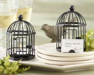 Love Songs Birdcage Tea Light/Place Card Holder Wedding Favor  