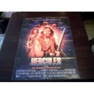 Original Latinamerican Movie Poster Hercules And The  Women 