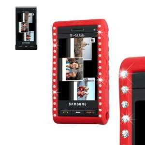   Cell Phone Case for Samsung Memoir SGH T929 T Mobile   Red Cell