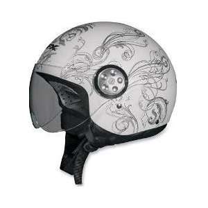  AFX FX 42 Pilot Helmet , Color Flat White Vine, Size 2XL 