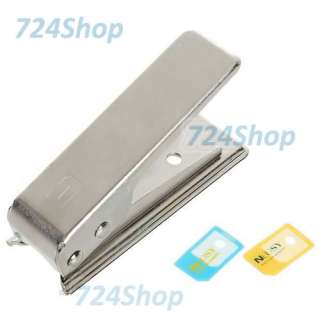 Stainless Steel Micro Sim Card Cutter with Micro Sim Card Adapters for 