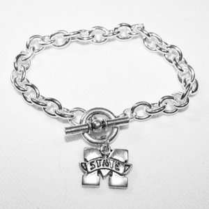    Mississippi State University Charm Bracelet