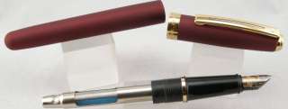 Sheaffer Prelude Red & Gold Fountain Pen   New   XFine Nib  
