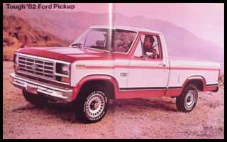 1982 Ford Pickup Truck Brochure F100 F150 F250 F350  