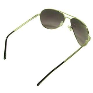 80s Mens Aviator Sunglasses Shades Purple Lens Silver  