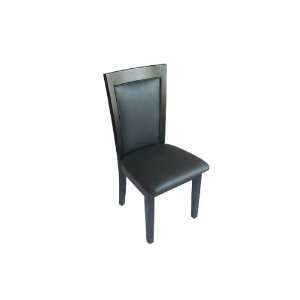  BBO Classic Leather Dining Chair   Piano Black