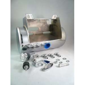  3.5 Quart Chrome Plated Oil Tank For Wide Softail Frame 