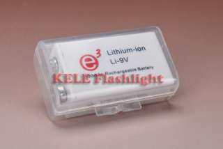 Soshine e3 9V Li ion 500mAh Rechargeable Lithium ion Battery For 