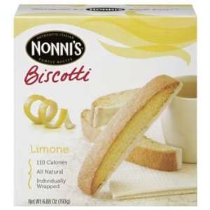 Nonnis Biscotti Limone 6.88 oz (Pack of Grocery & Gourmet Food