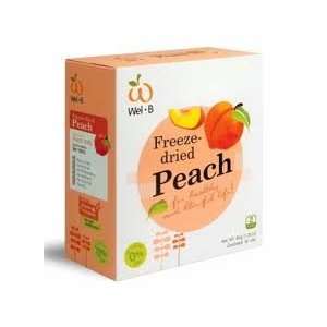  Peach, Freeze dry Peach 100%(2 Packages) 