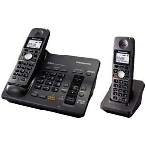  Panasonic KX TG6072B 5.8 GHz Cordless Telephone w/Digital 