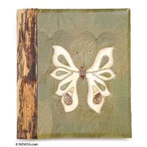  Rice straw paper photo album, Butterfly Nature
