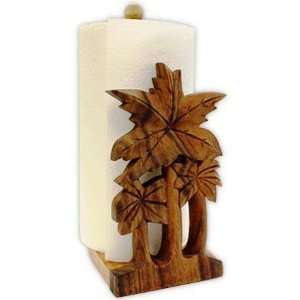  Hawaiian Wood Paper Towel Holder Palms