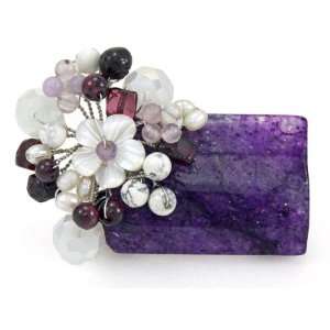  Moonstone Pearl SWAROVSKI CRYSTALS Beads Fashion Brooch And Pins