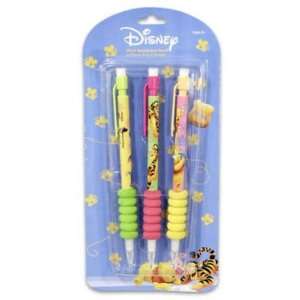  New   Mechanical Pencil 3 Pack Pooh w/Grip Case Pack 48 by 