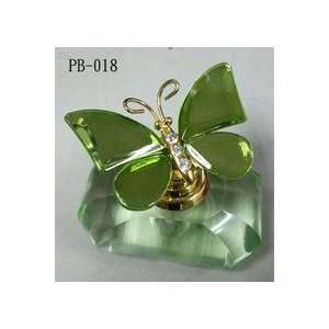    Welforth Inc. PB018 Green Butterfly Perfume Bottle 