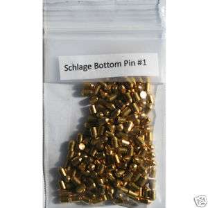 200 Schlage Bottom Pin #1 Rekey Pin Rekeying Pin Kit  