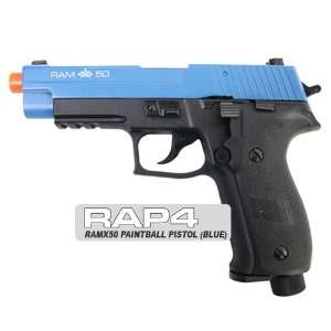RAMX50 Paintball Pistol (Blue)(External Air)  Sports 