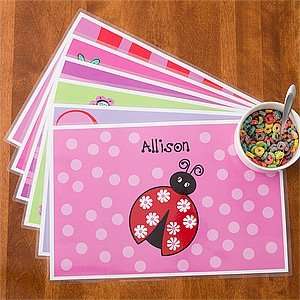  Girls Personalized Meal Time Placemat