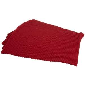    DII Rich Red Checker Weave Placemat, Set of 6