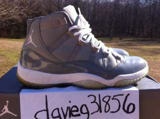   XI 11 Cool Grey size 11 dmp concord bred space jam carmine  