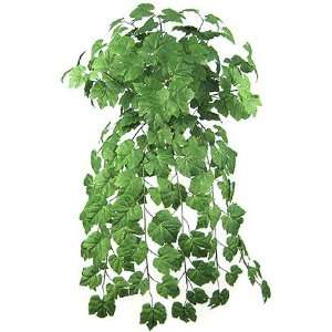   Silk Deluxe Grape Leaf Hanging Plant 27in Green