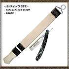 NEW STRAIGHT CUTTHROAT RAZOR SHAVING SET  