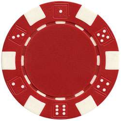  Trademark Poker 1000 11.5 Gram Dice Striped Chips in 