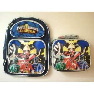 Power Rangers Samurai Sentai School 16 Large Backpack & Lunch Bag Set