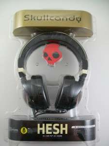 New SKULLCANDY HESH 50MM Big Cans Inline Mic Soft Leather Headphones 