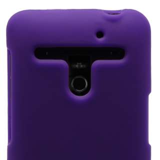 TUF TEK Purple Rubber Silicone Gel Soft Cover Case Skin Verizon LG 