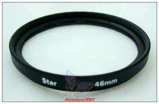 New 46 46MM 6 Point 6PT Star Cross Light Lens Filter  