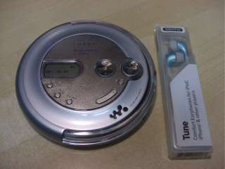 Sony Walkman CD Player Atrac3 Plus  D NE710 with Tunebuds Earphone 