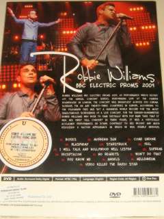 ROBBIE WILLIAMS BBC ELECTRIC PROMS 2009 MALAYSIA DVD  