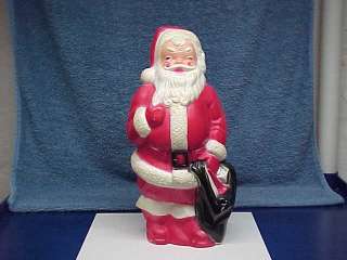 VINTAGE EMPIRE LIGHT UP PLASTIC CHRISTMAS SANTA 1968  