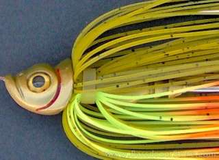 oz Spinnerbait ~ Style T #2 ~ Green Perch Special  