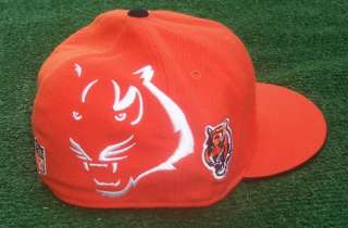 Cincinnati Bengals Hat Cap NFL Reebok Fitted 7 3/8  