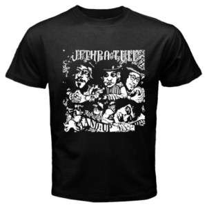 Jethro Tull Stand Up Black Mens T Shirt Size S to 5XL  
