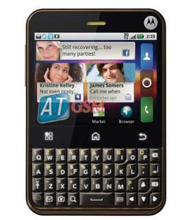 Motorola Charm MB502 3MP Android QWERTY UNLOCKED Phone 3G 850/2100 