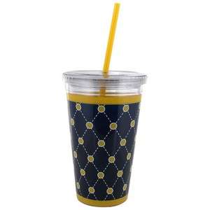   Insulated Tumbler Hot Cold Cup Mug 16 18 & 24 oz. BPA Free Sip Straw