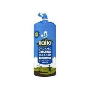 Kallo Thick Organic Rice Cakes 130g   Pack of 6  Grocery 