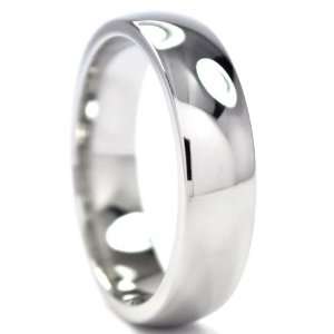  New 6 mm Cobalt Ring, Comfort Fit   Free Sizing 4 17 