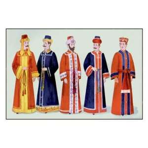   Odd Fellows Men in Simple Robes 16X24 Giclee Paper