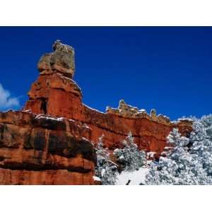  Red Rock Formations in a Winter Landscape National 