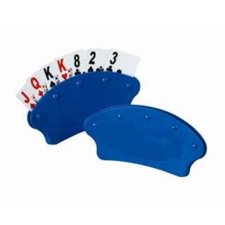 HealthSmart Fan Table Playing Card Holder Set of 2 Blue 041298640103 