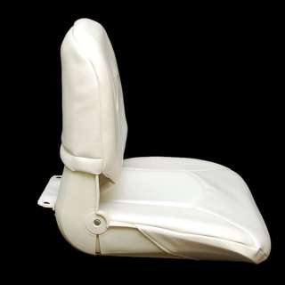 TEMPRESS IVORY WHITE ALL WEATHER BOAT FOLDING SEAT  