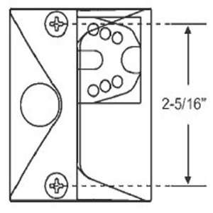  STB Window Sash Lock, Bronze, 2 5/16 Screw Holes